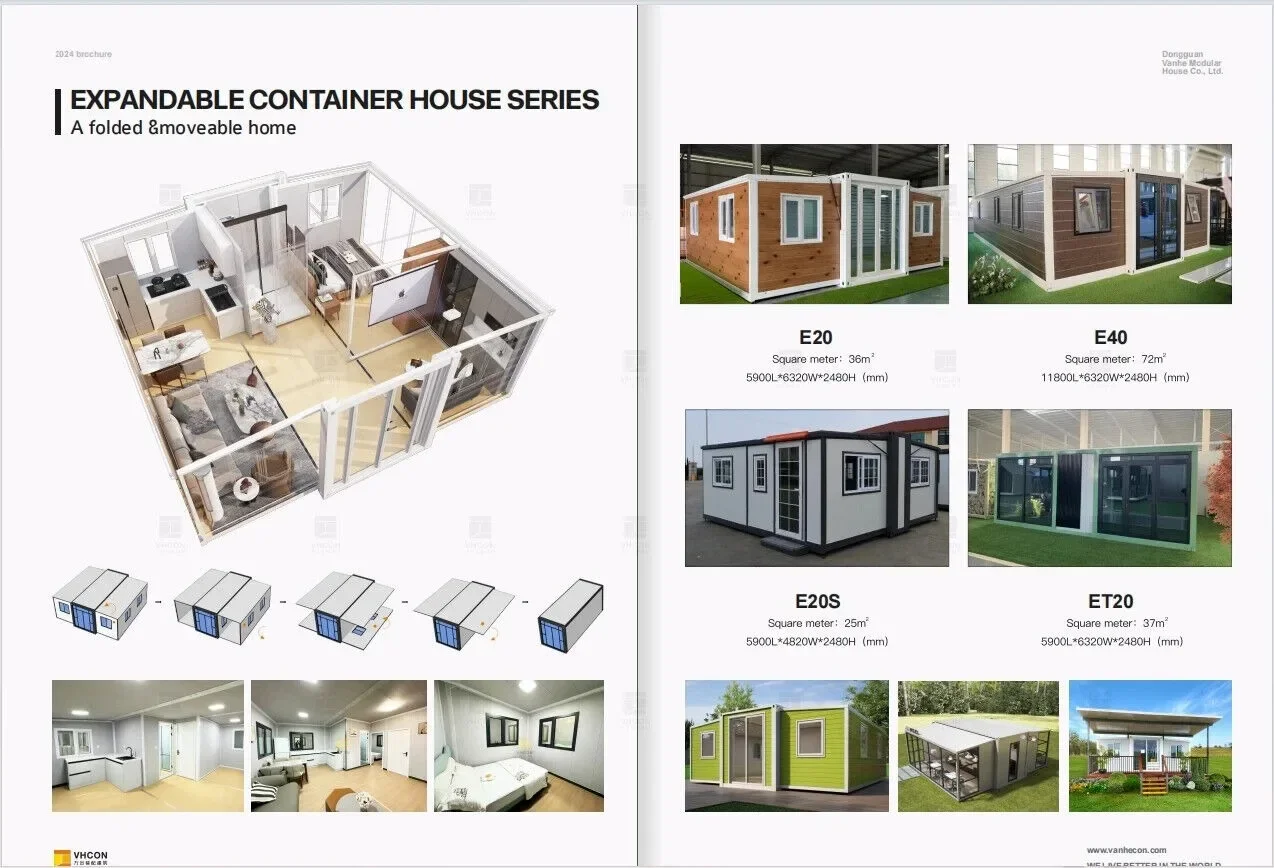 Sustainable Living Homes - Özelleştirilmiş Prefabrik Katlanabilir Kafe Genişletilebilir Konteyner